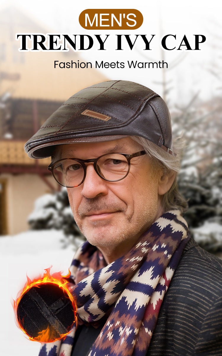 🔥🔥Winter Special New Fashion Leather Beret | Pack Of 2🔥🔥