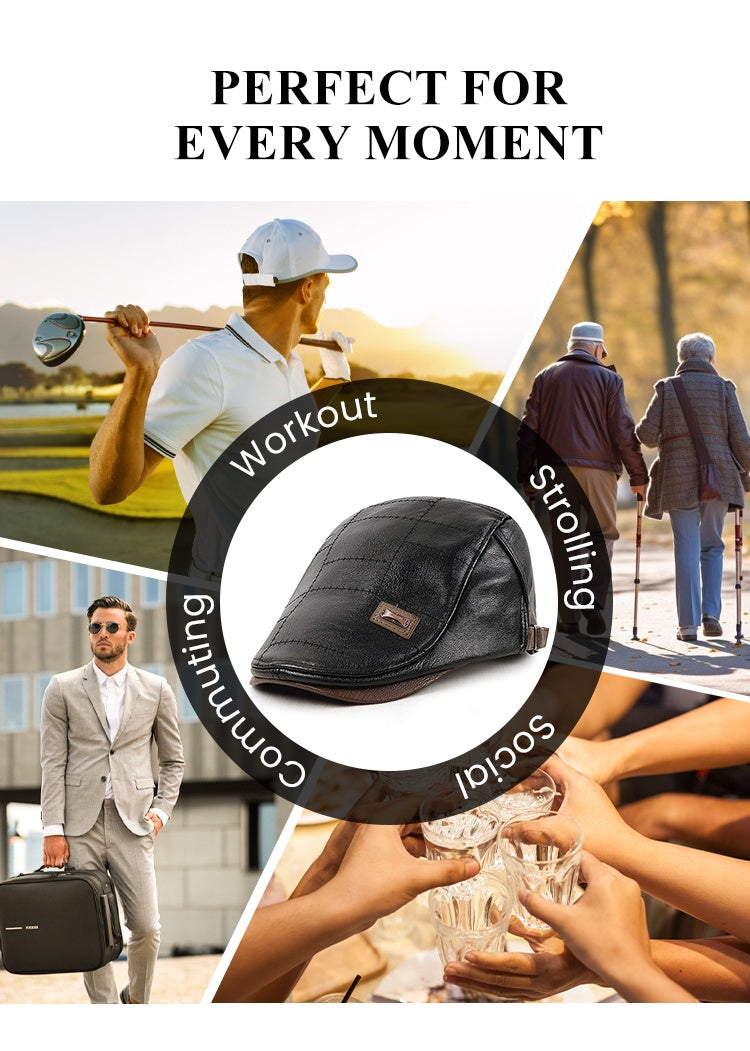 🔥🔥Winter Special New Fashion Leather Beret | Pack Of 2🔥🔥