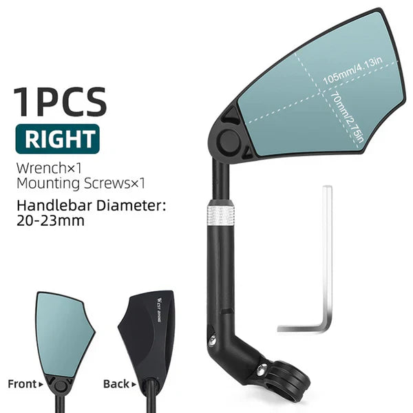 360 degree adjustable handlebar bike mirror (Buy 1 Get 1 Free)